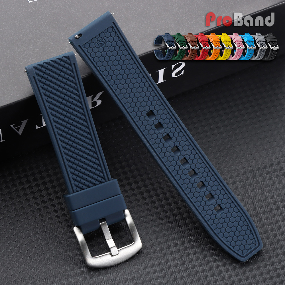 Rubber Strap Diver - Quick Release Rubber Watch Strap 20mm
