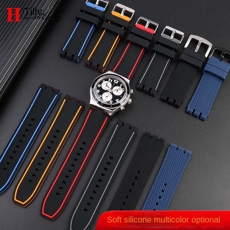 Rubber Strap Diver - For Swatch Watch Strap YVS400 YVS451