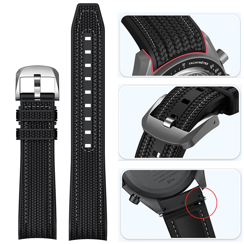Rubber Strap Diver - 20mm Rubber Quick Release Strap for