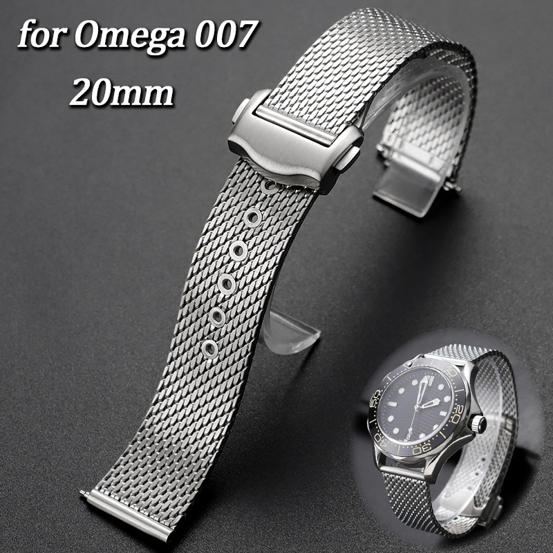 20mm Stainless Steel Mesh Watc - Omega Watch Seamaster review and price