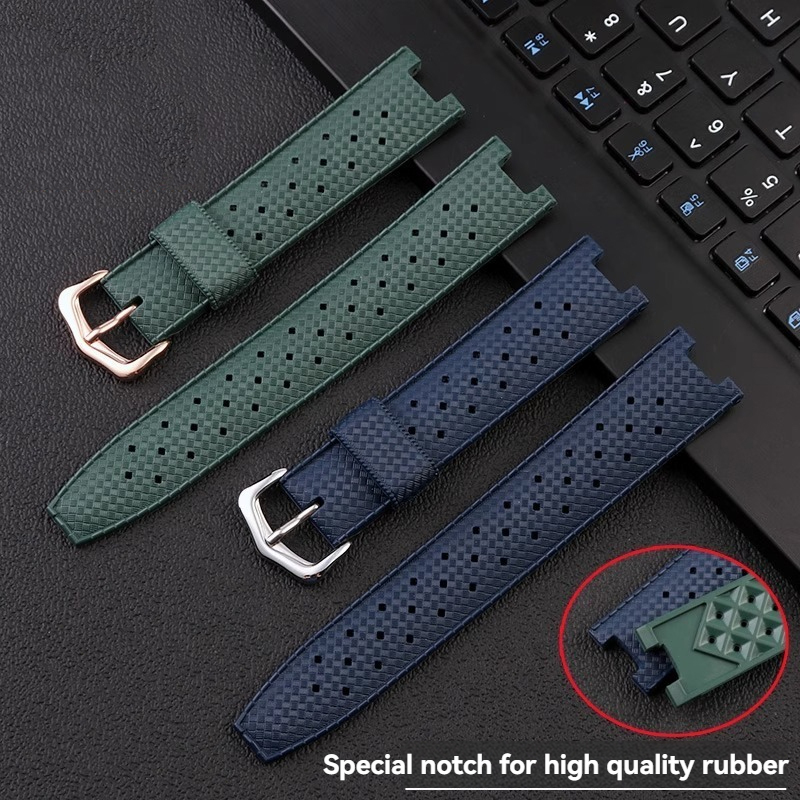 Rubber Men's Watch Strap for C - Cartier Watch Tank review and price