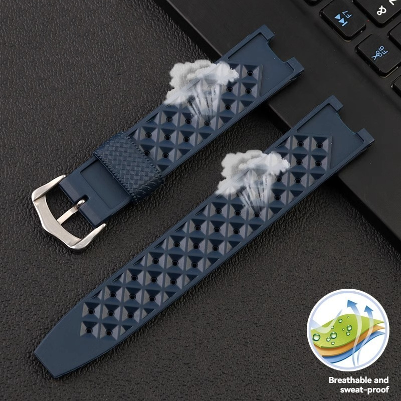 Rubber Men's Watch Strap for C - Cartier Watch Tank review and price