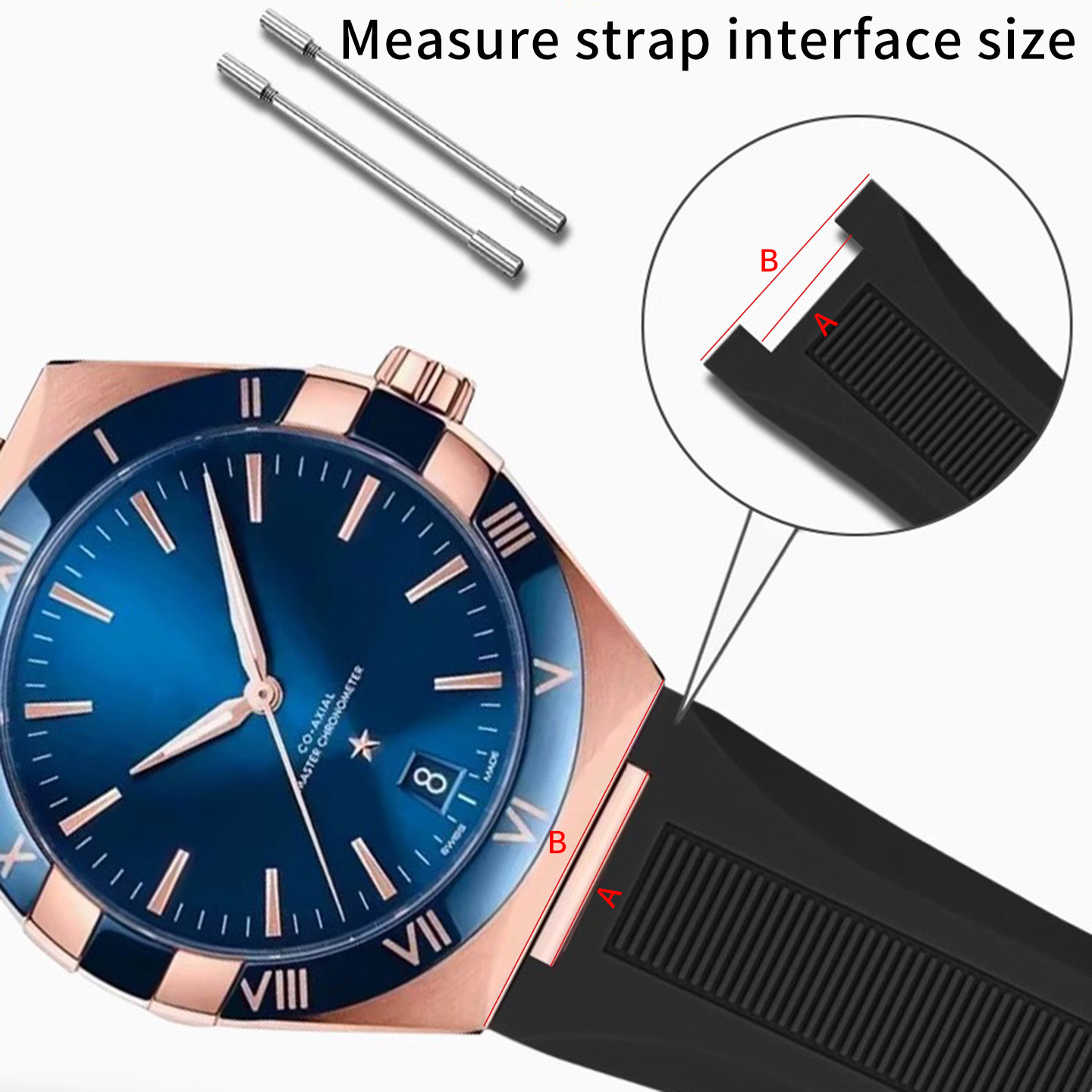 Notched silicone rubber watch  - Rubber Strap Diver review and price