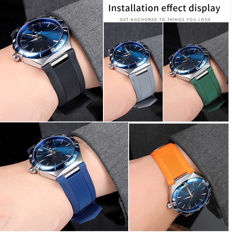 Notched silicone rubber watch  - Rubber Strap Diver review and price