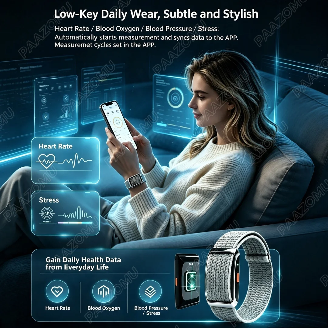 2026 New Screenless Health Fit - Canvas Strap Watch review and price