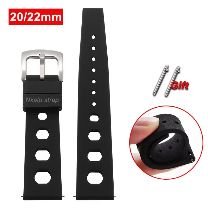 20mm 22mm Tropical Silicone Wa - Rubber Strap Diver review and price
