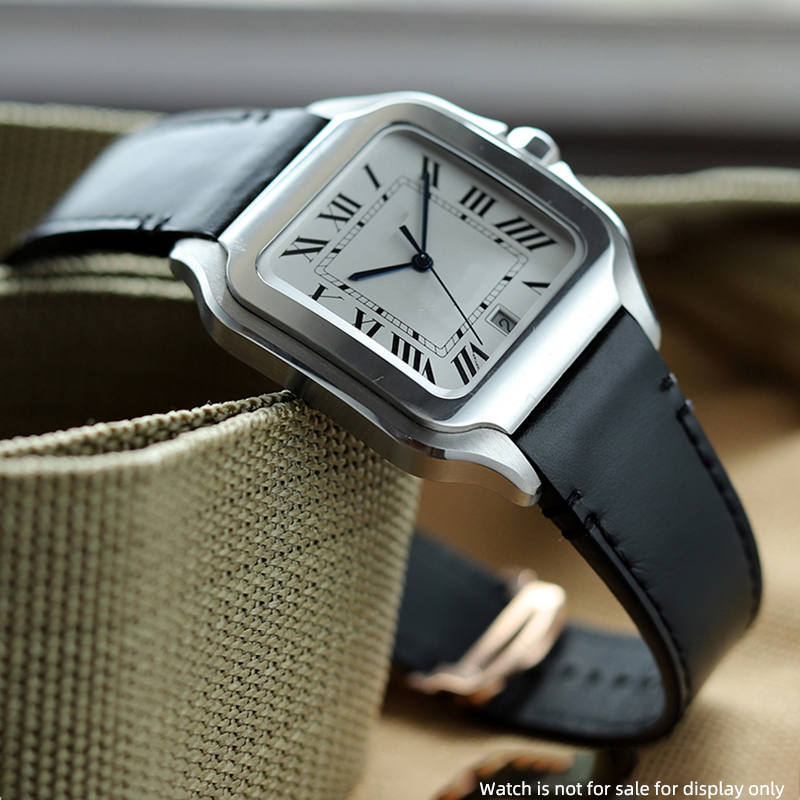 Single Tail Quick Release Leat - Cartier Watch Santos review and price