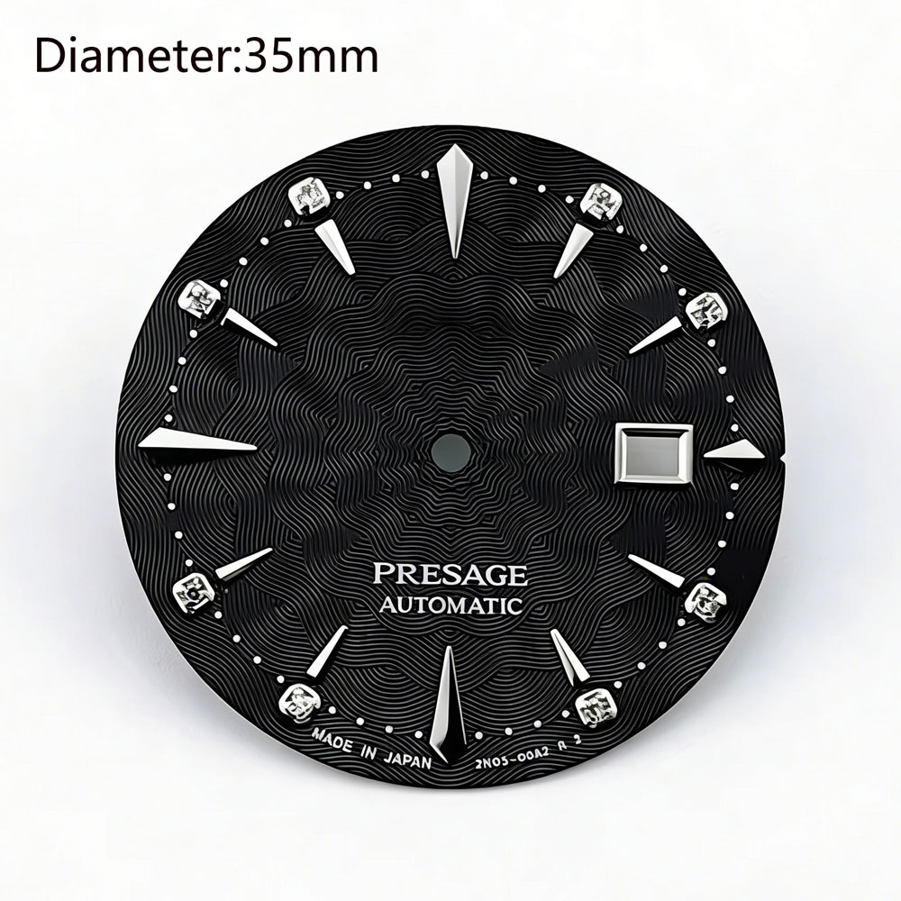 35mm NH35 S logo presage s dia - Seiko Watch Presage review and price