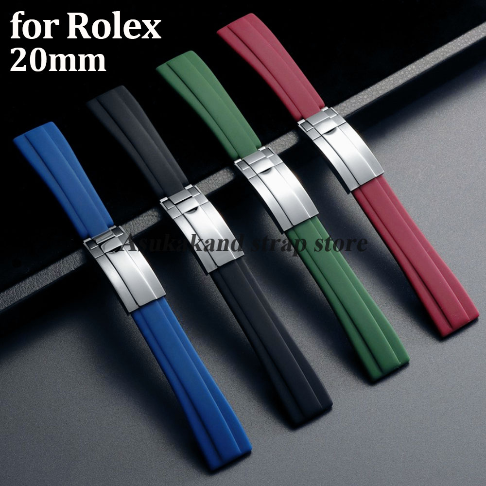 Silicone Watchstrap 20mm for R - Rolex Watch Submariner review and price