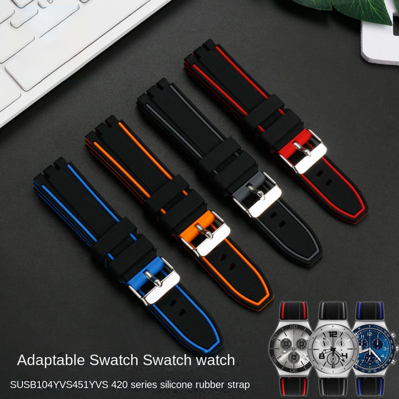 For Swatch Watch Strap YVS400  - Rubber Strap Diver review and price