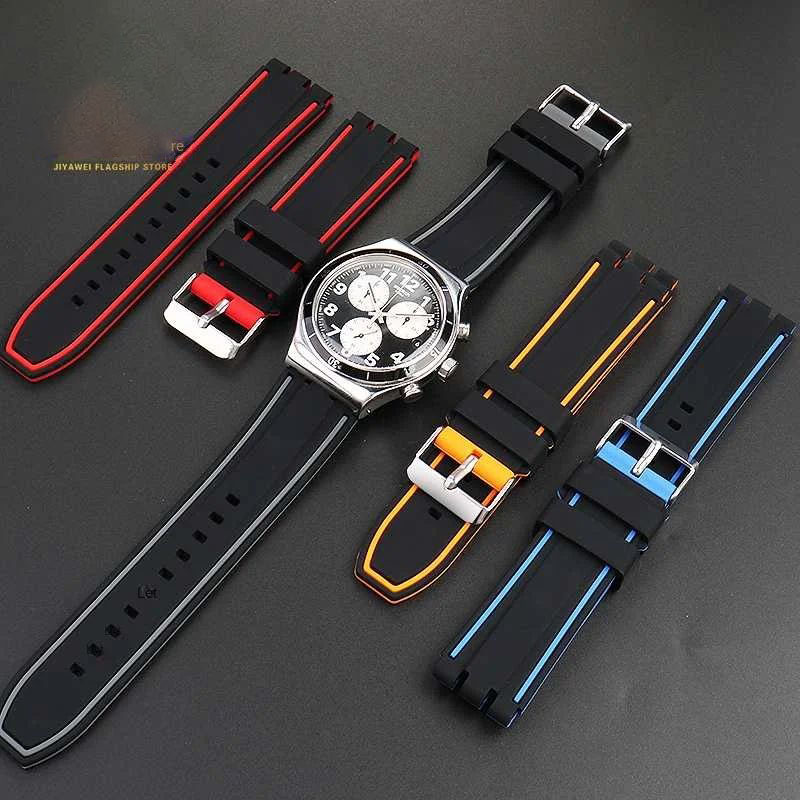 For Swatch Watch Strap YVS400  - Rubber Strap Diver review and price